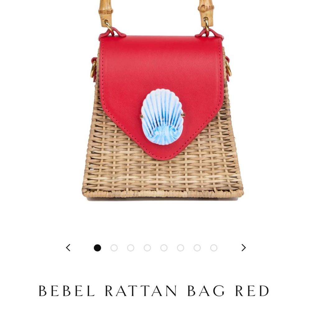 Waiwai Rio bebel rattan bag